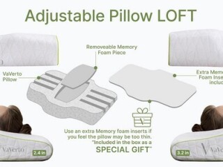 Amazon. com %50 off Vaverto Orthopedic Cervical Pillow