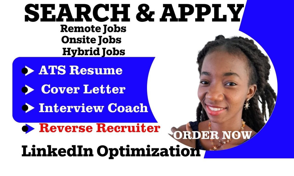 I will search and apply remote, onsite job on your behalf