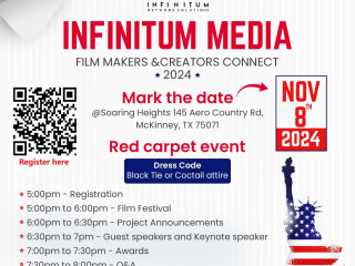 Join USA Filmmakers Meetup & Networking Event | Infinitum Media Film Awards in Dallas