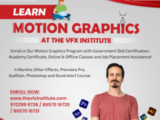 Master the Art of Motion Graphics with THE VFX Institute’s Comprehensive Course