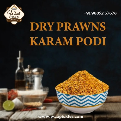 Best Dry prawns karam podi Andhra Pradeh