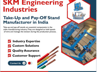 Take-Up & Pay-Off Stand Cable Machine Manufacturer in India