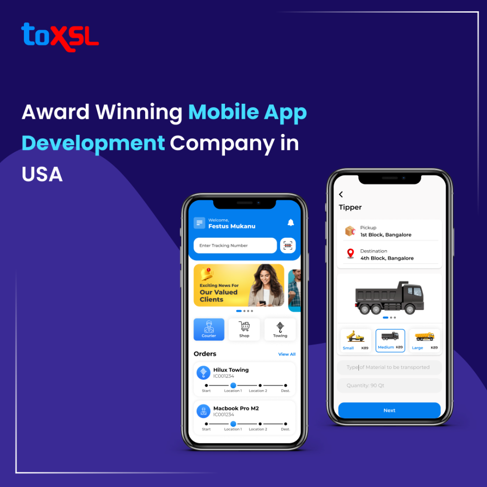 Best Mobile App Development Company in USA - ToXSL Technologies