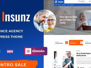 Insunz - The Ultimate Insurance Agency WordPress Theme 🌐💼