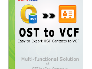 ESoftTools Outlook OST to vCard converter software