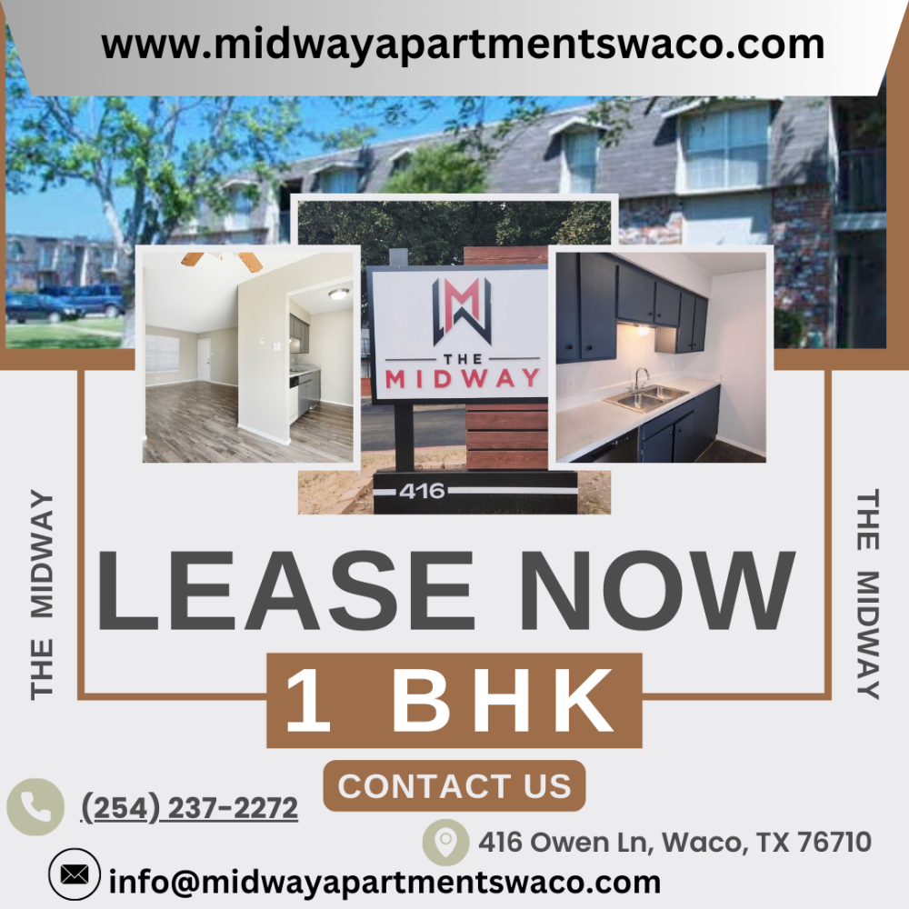 1 Bedroom Apartment Rent in Waco, Tx