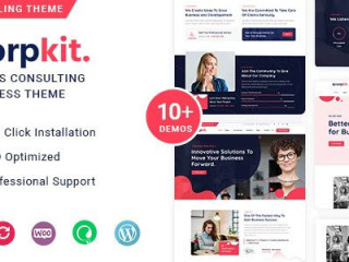 Corpkit - The Ultimate Business Consulting WordPress Theme📊🌐