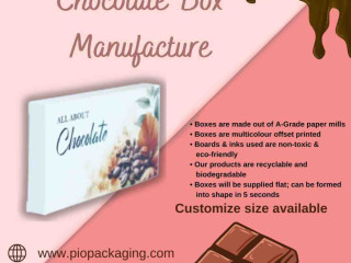 Custom chocolate cartons