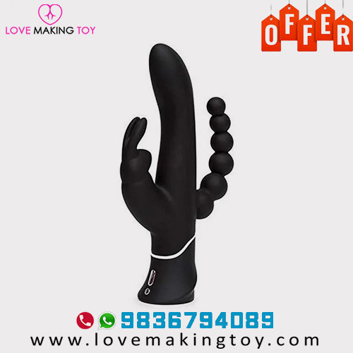 Best Triple Curve Rabbit Dildo Black Sale Call 9836794089