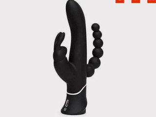 Best Triple Curve Rabbit Dildo Black Sale Call 9836794089