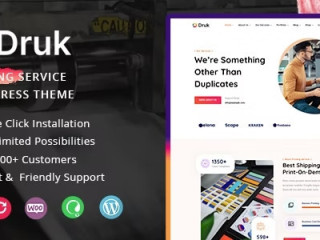 Druk - The Ultimate Printing Service WordPress Theme 🌟🎨