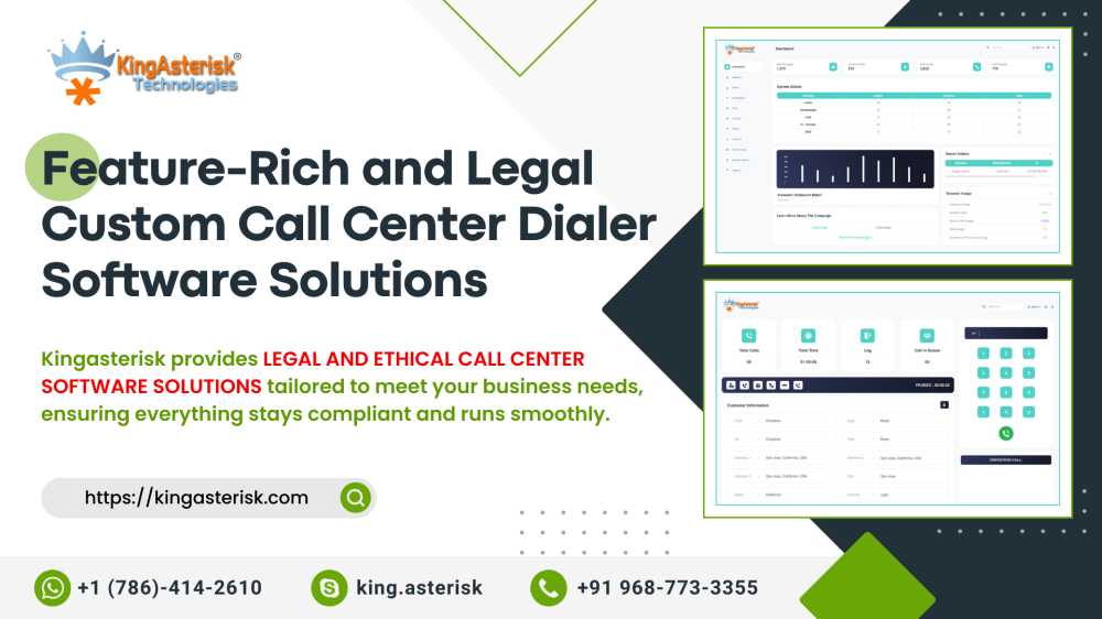 Feature-Rich and Legal Custom Call Center Dialer Software Solutions