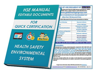 HSE Manual Template