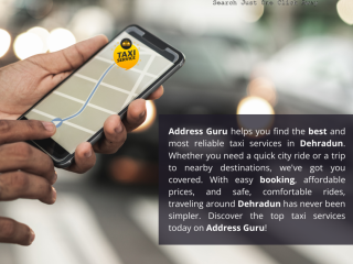 Address Guru: Your Guide to the Best Taxi Service in Dehradun