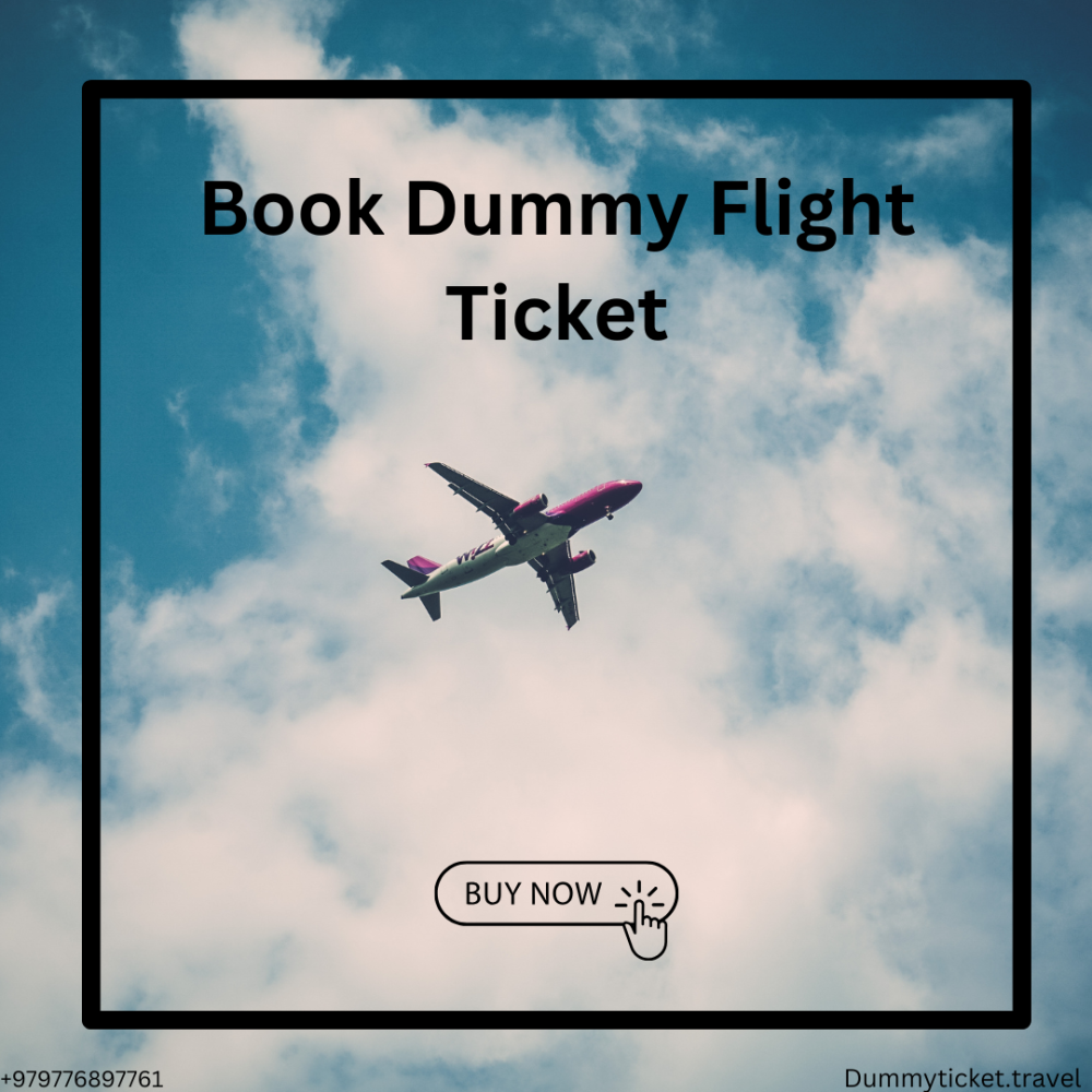 Simplify Your Visa Application with a Free Dummy Flight Ticket