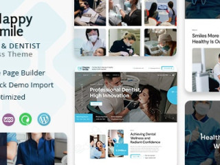 🦷✨ Happysmile - Medical & Dentist WordPress Theme🏥😁