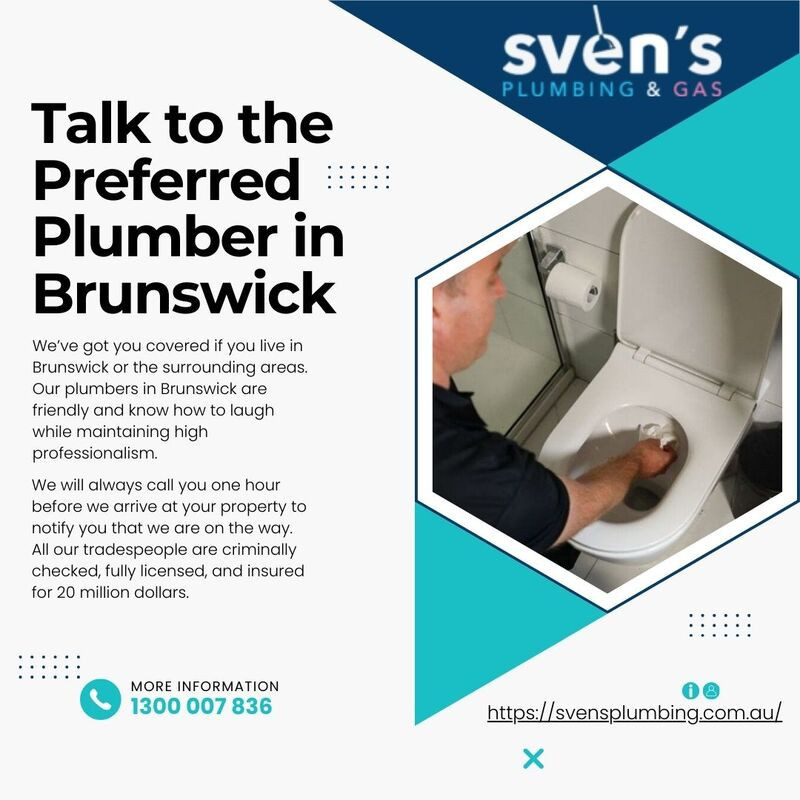 Your reliable plumbing services in Brunswick