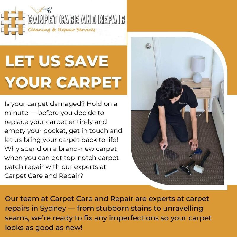 Expert Carpet Repair Services in Sydney - Carpet Care and Repair