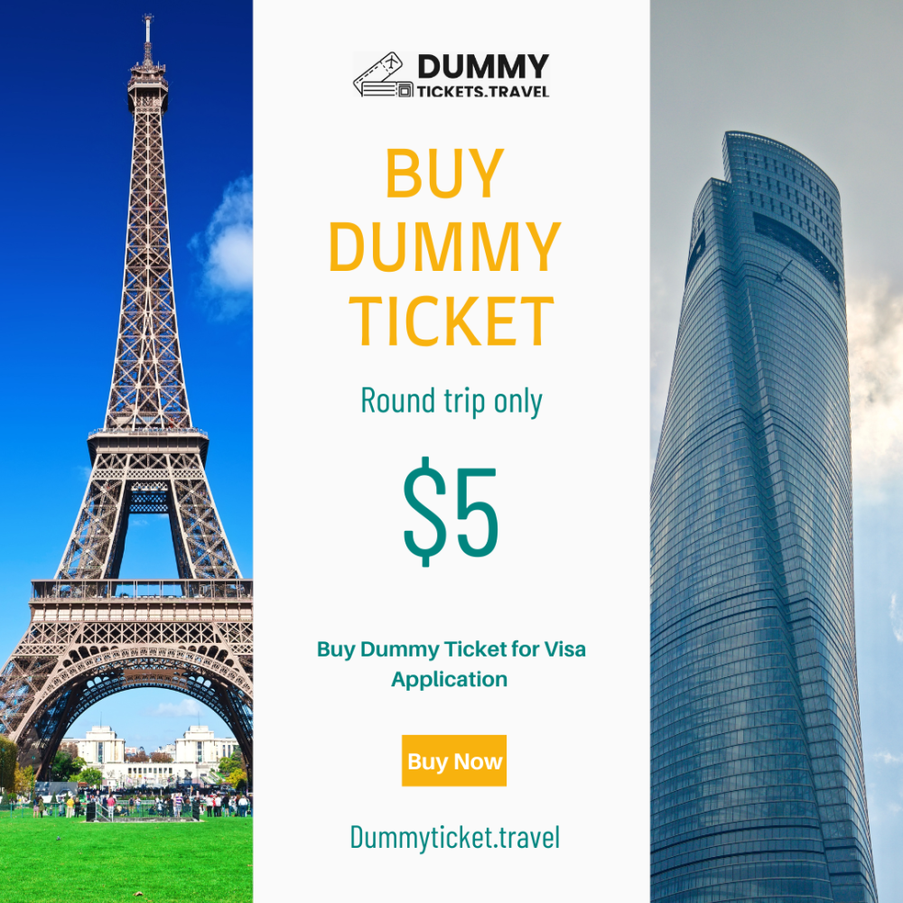 Get Your Dummy Ticket for Hassle-Free Visa Applications