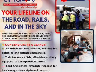 You Can Switch to Tridev Air Ambulance Patna with The Medical Advantages