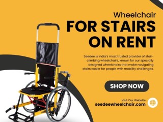 Stair Climbing Wheelchair on rent Delhi | SeedeeWheelchair