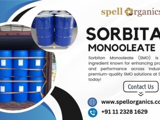 Innovative Uses of Sorbitan Monooleate (SMO) in Industries