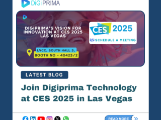 Join Digiprima Technology at CES 2025 in Las Vegas