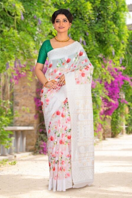 Get the traditional and ethnic pure silk sarees from AMMK