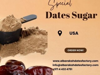 Buy Organic Dates Sugar in USA - Al Barakah Dates Factory