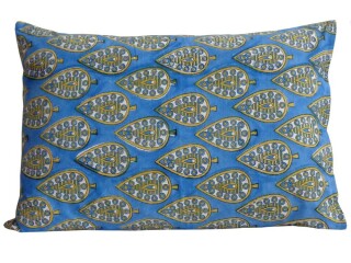 Block Print Lumbar Pillow