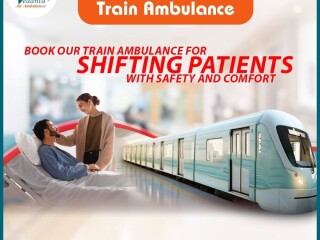 Pick a Train Ambulance in Patna by Vedanta with Superb Medical Support