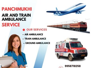 Pick Panchmukhi Air and Train Ambulance Services in Patna for Critical Patient Transportation