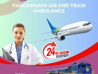 With Critical Care Services Use Panchmukhi Air and Train Ambulance Services in Raipur