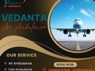 Take Vedanta Air Ambulance Service in Amritsar for Critical Patient Service at Reasonable Rate