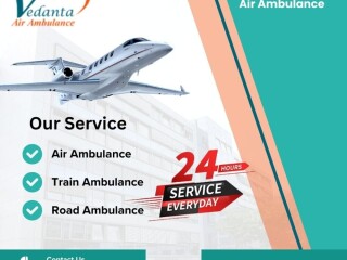 Choose Air Ambulance in Patna with Perfect Medical Attention by Vedanta