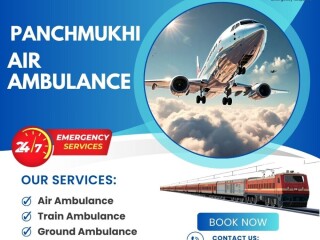 Take Trusted Panchmukhi Air and Train Ambulance Services in Ranchi with Capable Medical Team