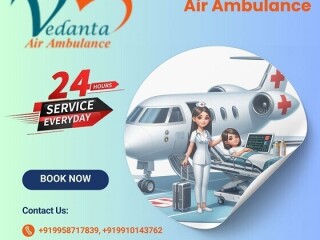 Hire Vedanta Air Ambulance Service in Bhubaneswar with a Up-to-date Ventilator Setup