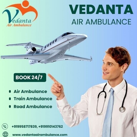 book-vedanta-air-ambulance-service-in-gorakhpur-for-comfortable-patient-transfer-service-big-0