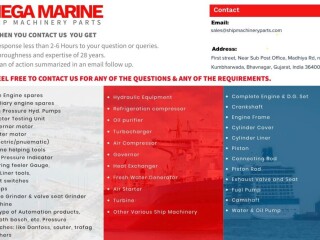 Supplier for Ship Machinery Parts  & Marine Equipment