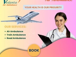 Book Vedanta Air Ambulance Service in Hyderabad for Safe Patient Transfer Service