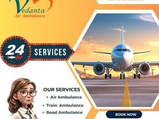 Book Vedanta Air Ambulance Service in Srinagar with the Latest Ventilator Setup at an Affordable Price