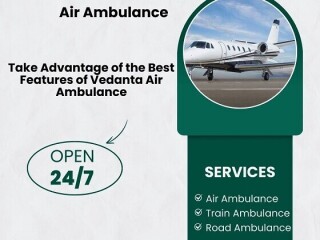 Book Vedanta Air Ambulance Service in Dibrugarh for Safe Patient Transfer Reasonable Rate