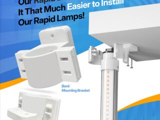 Effortless LED Light Installations with Rapid Brackets