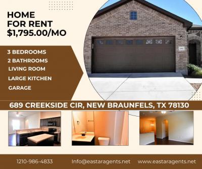 Home For Rent , 689 Creekside Cir, New Braunfels, TX 78130