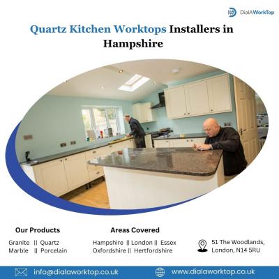 Quartz kitchen worktops installers in Hampshire