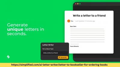 Professional Free Online Letter to Bookseller for Ordering Books