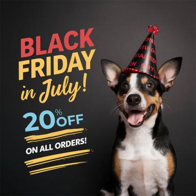 Black Friday in July Sale | Get 20% OFF!!