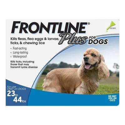 Frontline Plus for Medium dogs 22 to 44lbs (Blue)