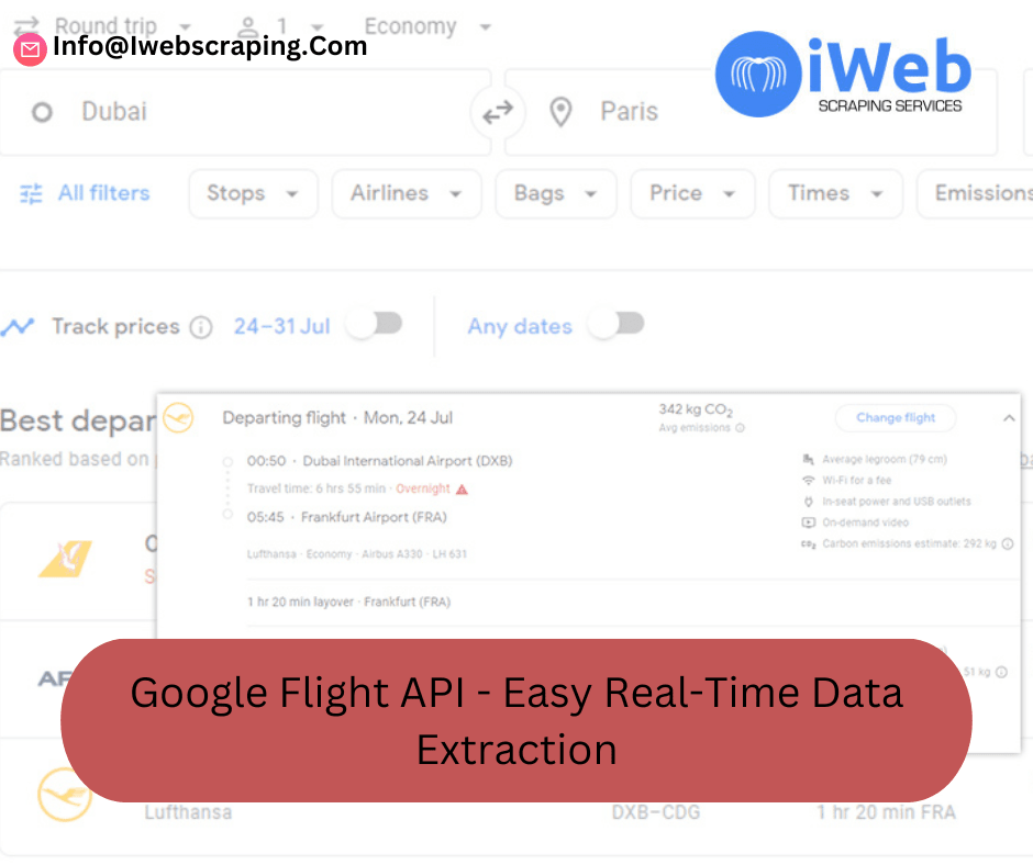 Google Flight API - Easy Real-Time Data Extraction