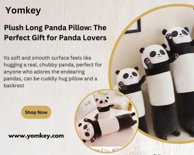 Plush Long Panda Pillow - The Perfect Gift for Panda Lovers